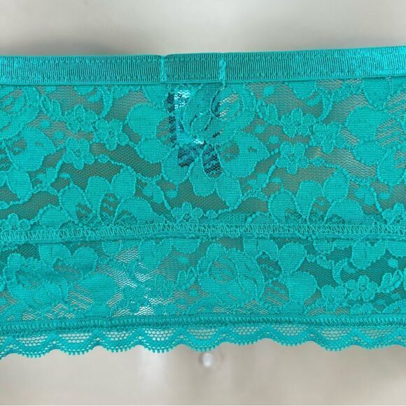 AERIE Strapless Bandeau in Green Size Medium - Picture 5 of 7